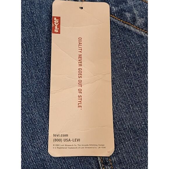 2002 Vintage Levi's Camp Pant 12 Misses Casual Regular Fit Jeans Y2K NOS - Picture 6 of 7